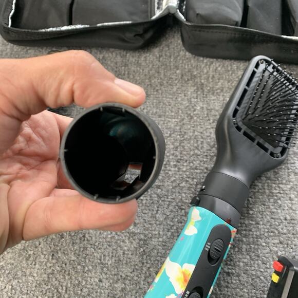 Calista Tools Style Brush Hair Dryer SDRY1 Floral 2 in 1 (Complete Set) - Tested - Picture 5 of 15